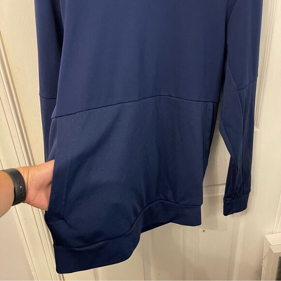 Adidas Men's Navy Blue Lightweight Hoodie - Picture 2 of 5